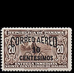 1935.6 파나마 속달우표에 가쇄